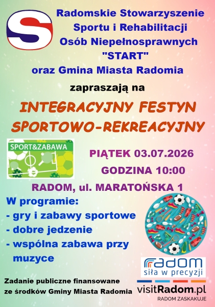 Zapraszamy do udziału w Festynie Integracyjnym